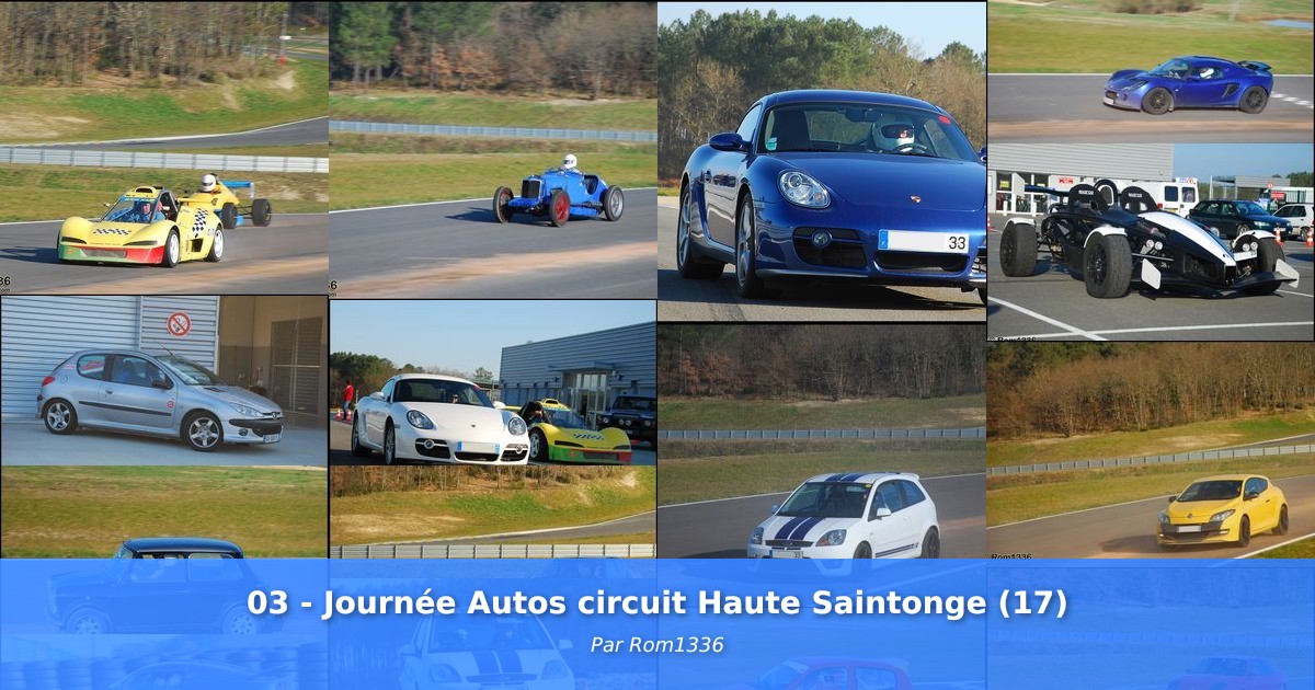 03 - Journée Autos circuit Haute Saintonge (17) - Galerie de Rom1336
