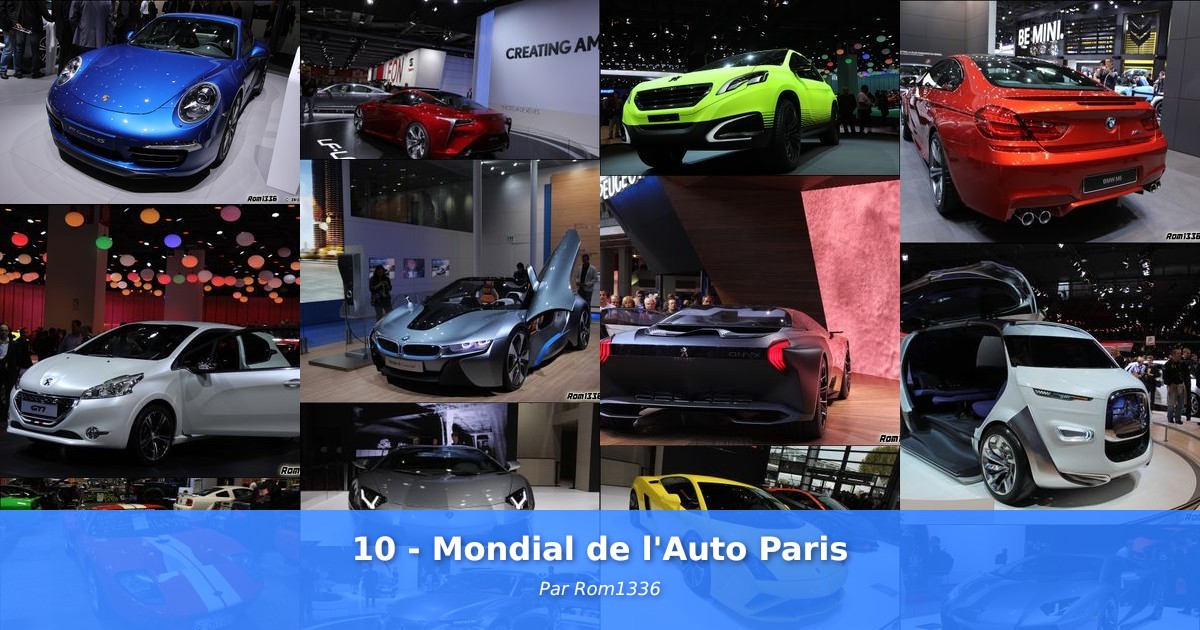 10 - Mondial de l'Auto Paris - Galerie de Rom1336