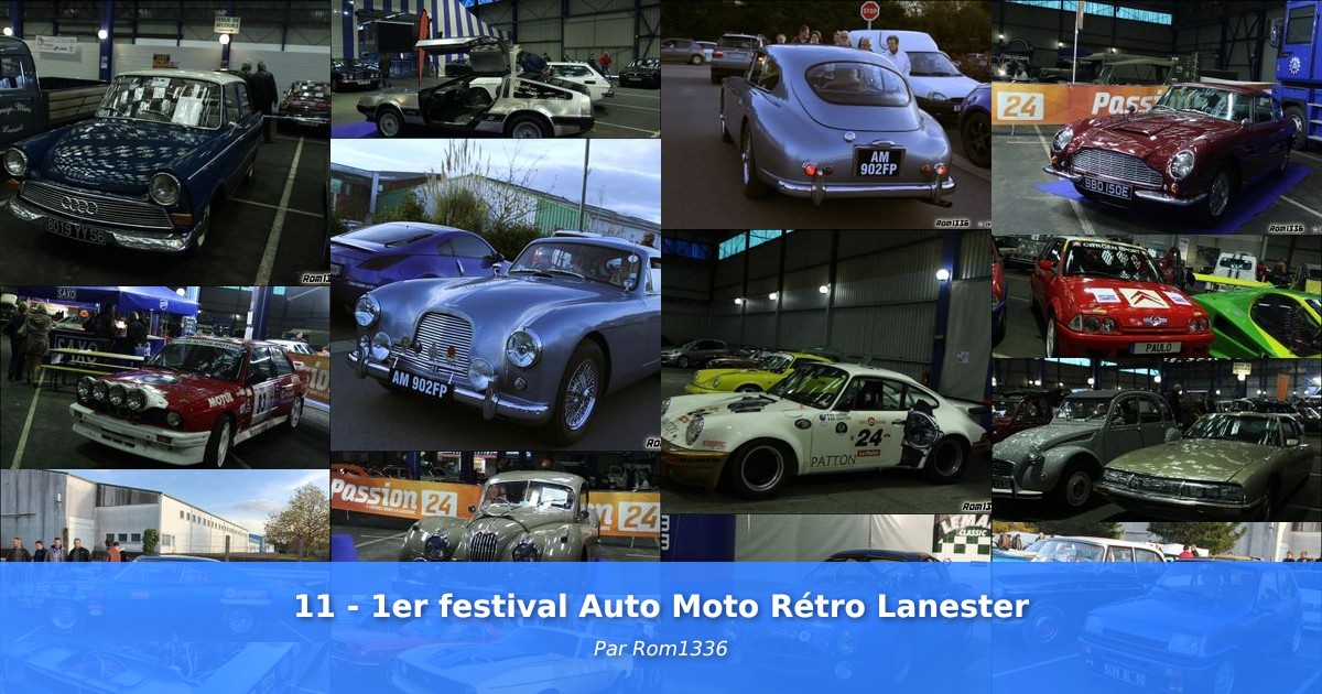 11 - 1er festival Auto Moto Rétro Lanester - Galerie de Rom1336