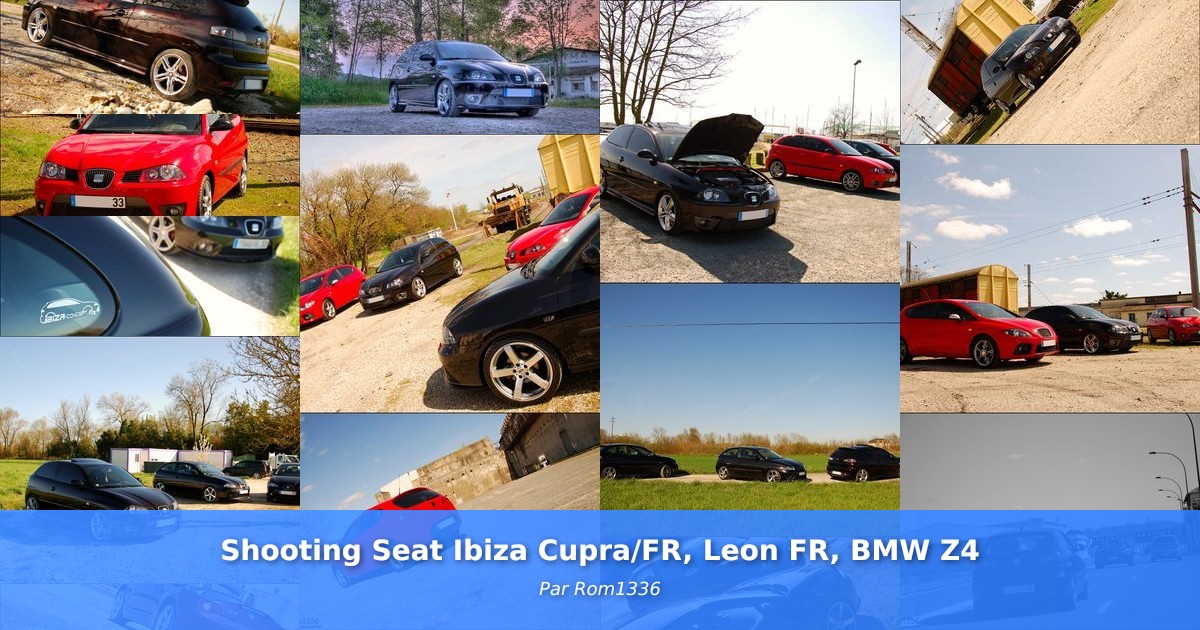Shooting Seat Ibiza Cupra/FR, Leon FR, BMW Z4 - Galerie de Rom1336