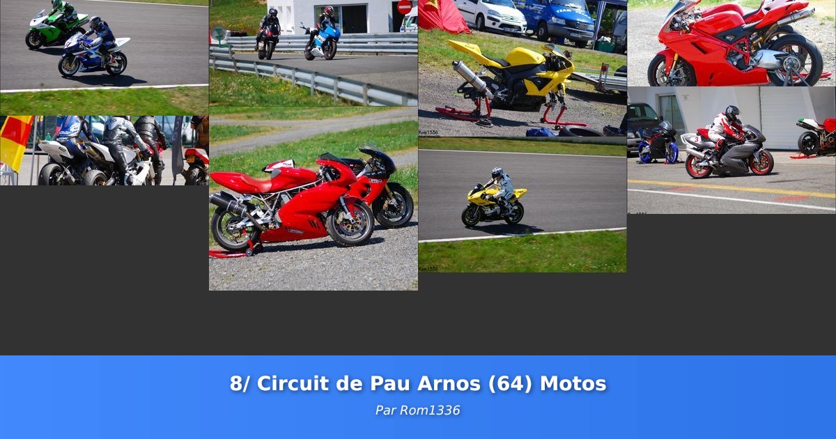 8/ Circuit de Pau Arnos (64) Motos - Galerie de Rom1336