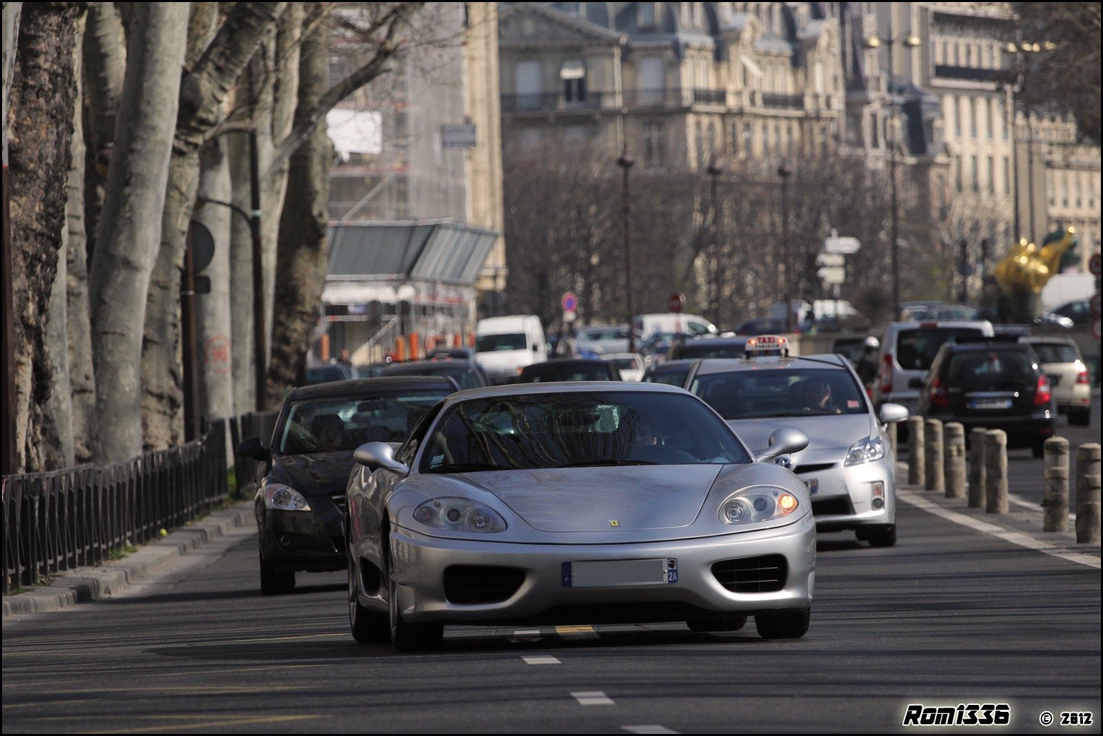 Ferrari 360 Modena - 03 - Spotting Paris - Galerie de Rom1336