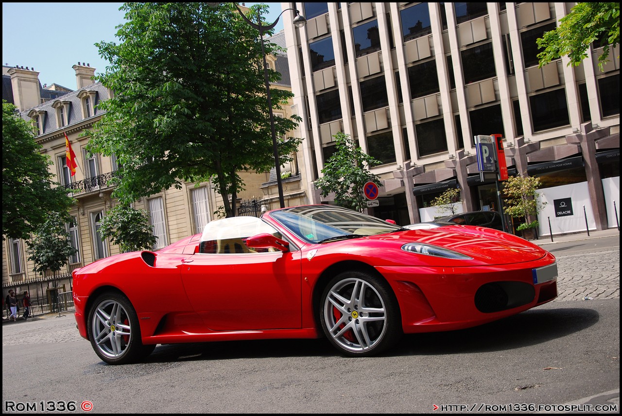 Ferrari F430 Spider - 06 - Spotting Paris - Galerie de Rom1336