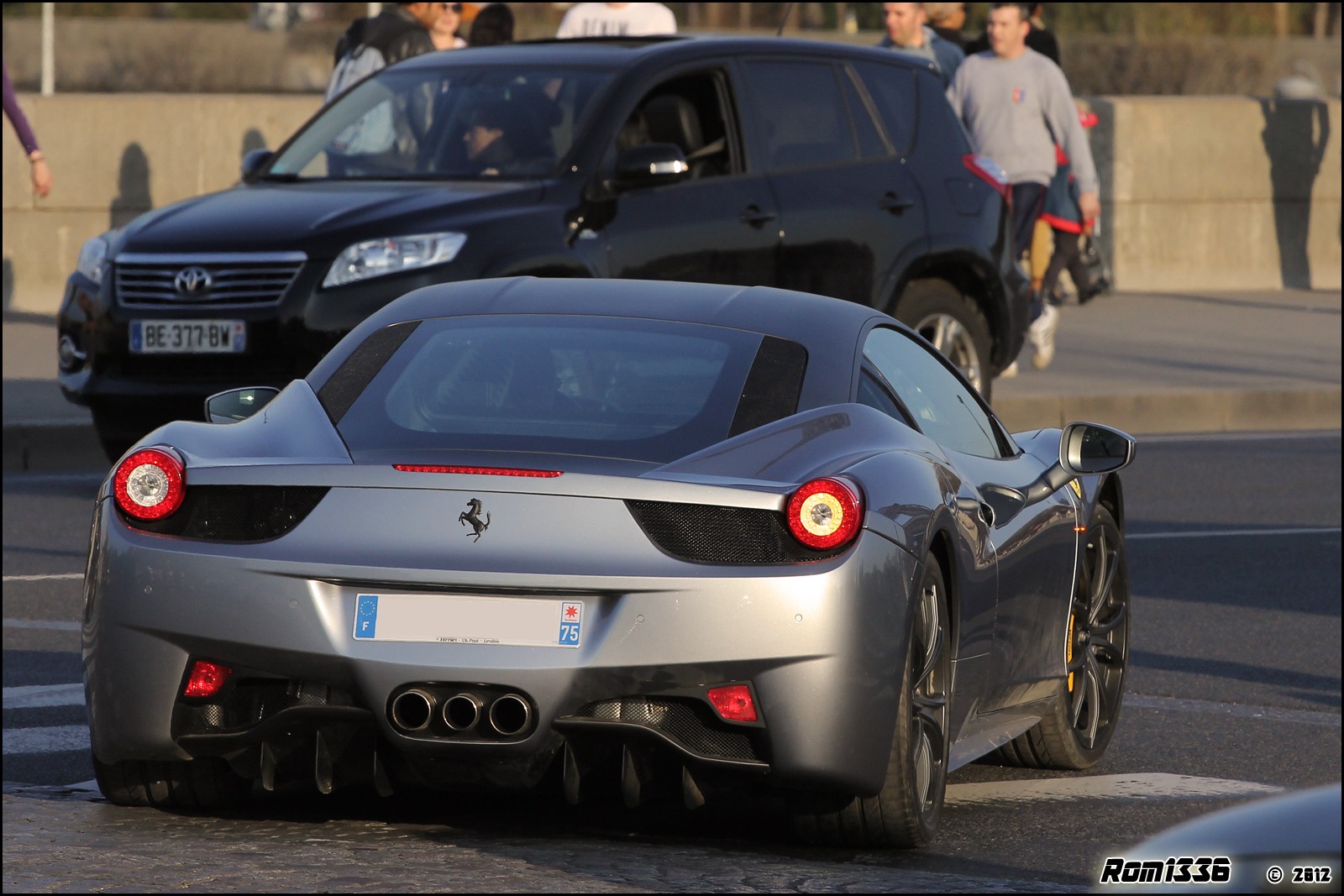 Ferrari 458 Italia - 03 - Spotting Paris - Galerie de Rom1336