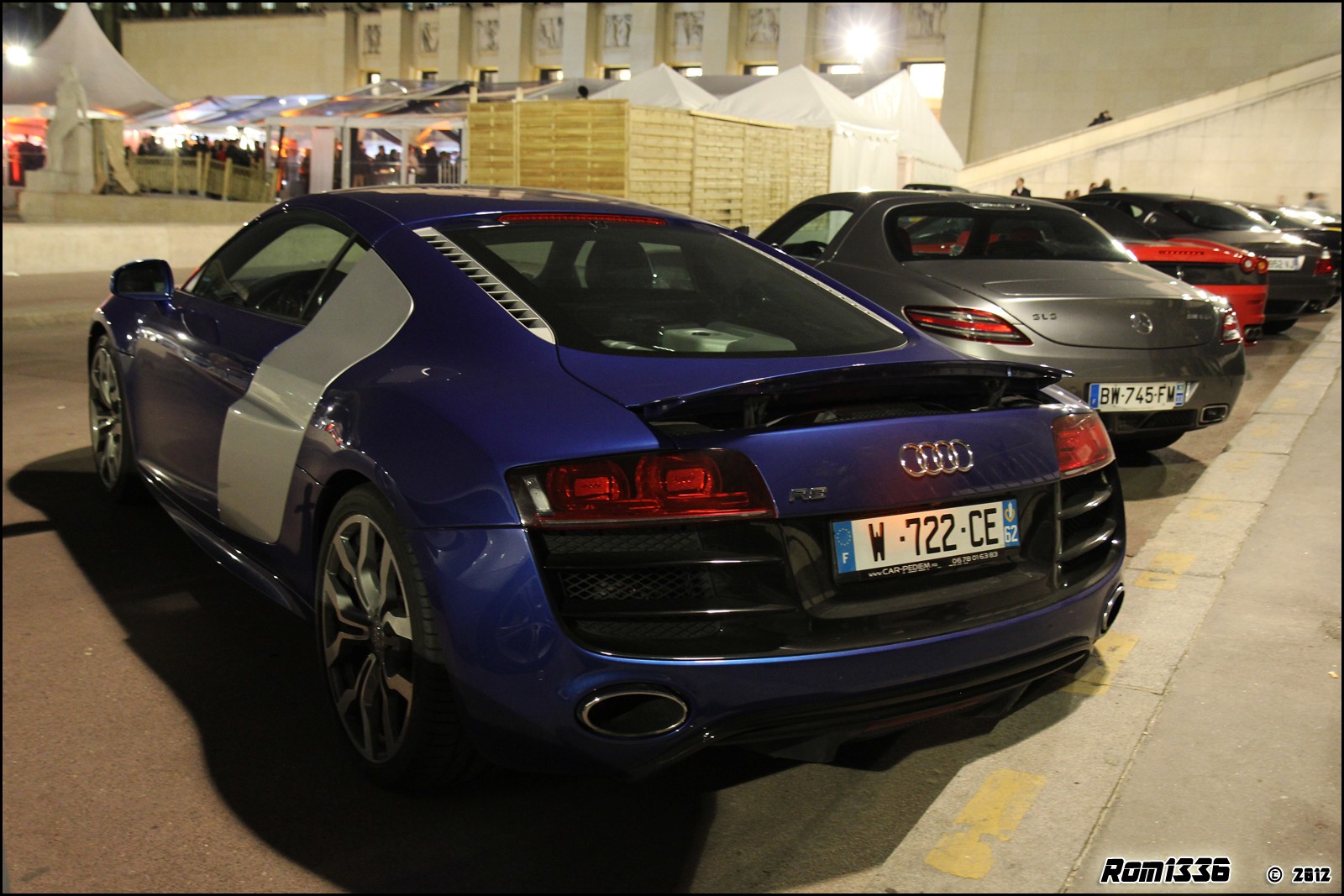 Audi R8 V10 - 03 - Rallye de Paris - Galerie de Rom1336