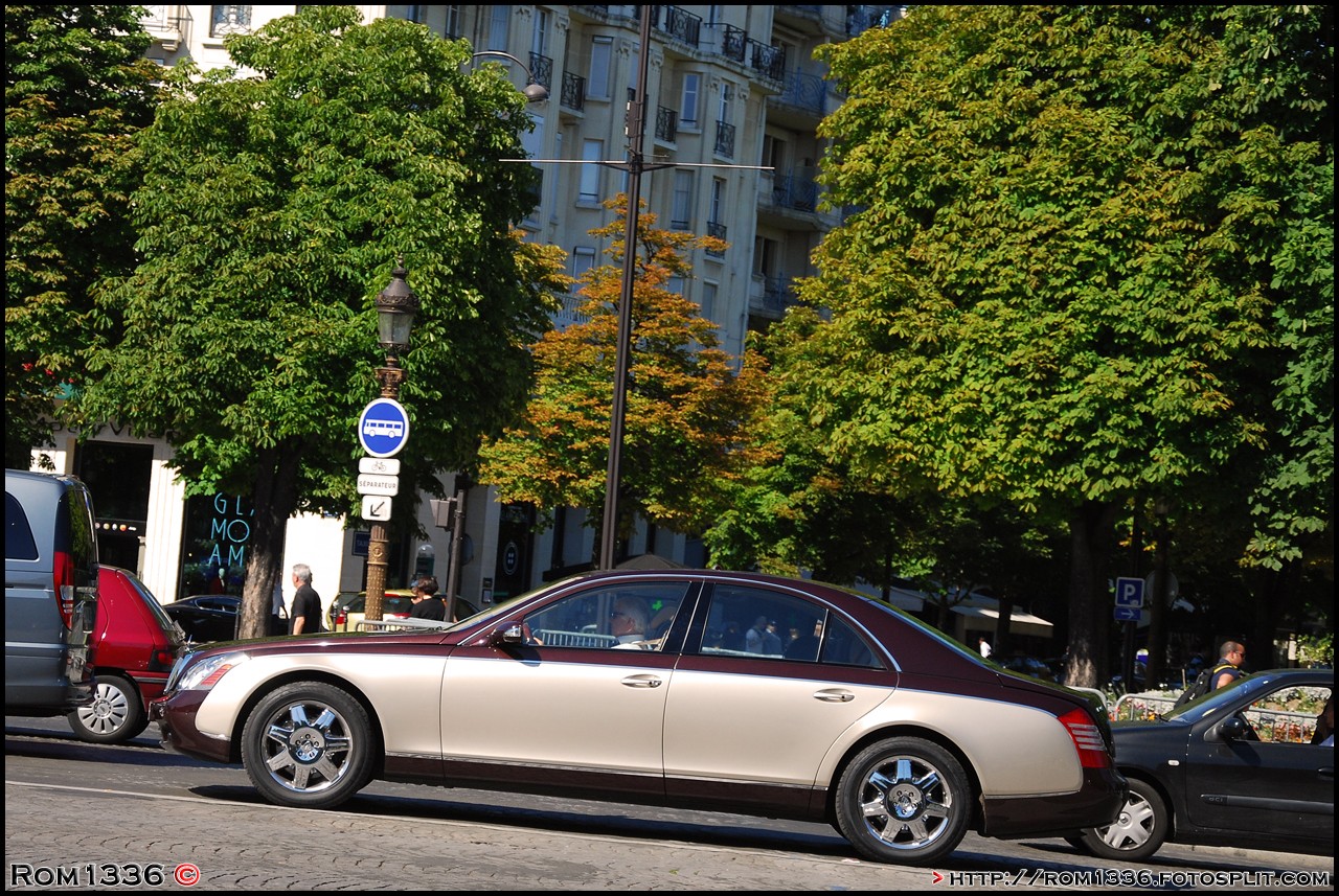 Maybach 57 - 06 - Spotting Paris - Galerie de Rom1336