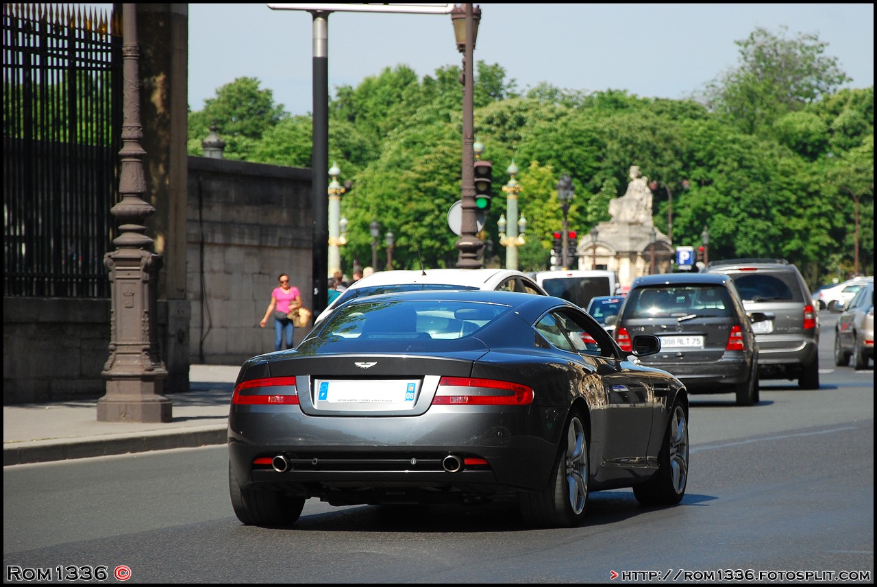 Aston Martin DB9 - 05 - Spotting Paris - Galerie de Rom1336