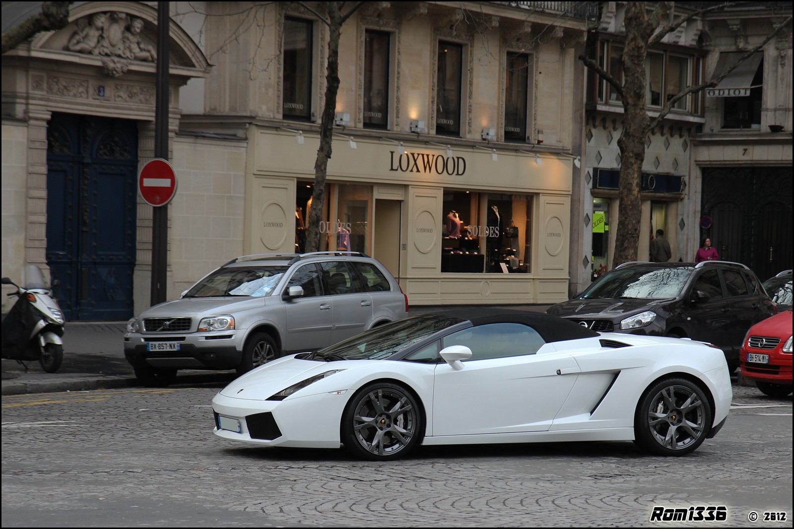 Lamborghini Gallardo Spyder - 01 - Spotting Paris - Galerie de Rom1336