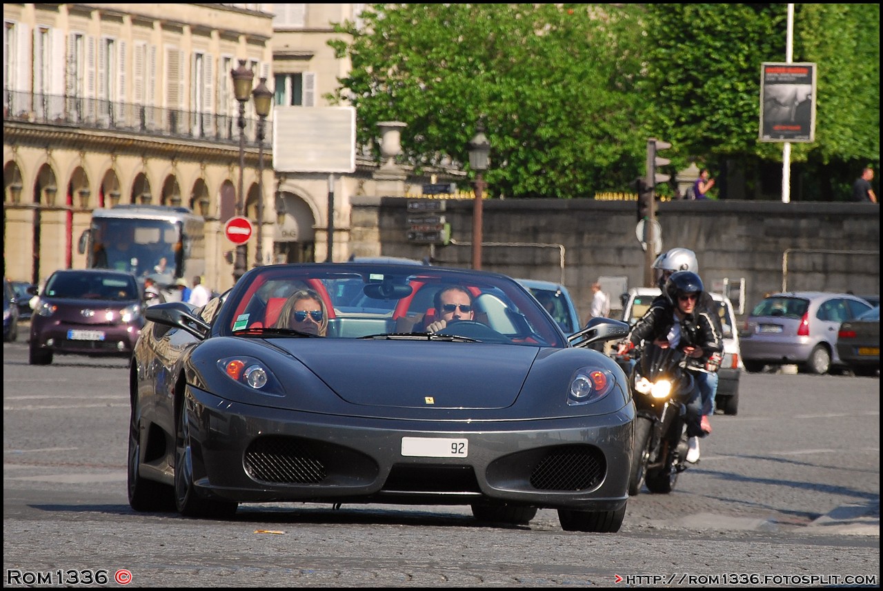 Ferrari F430 Spider - 05 - Spotting Paris - Galerie de Rom1336