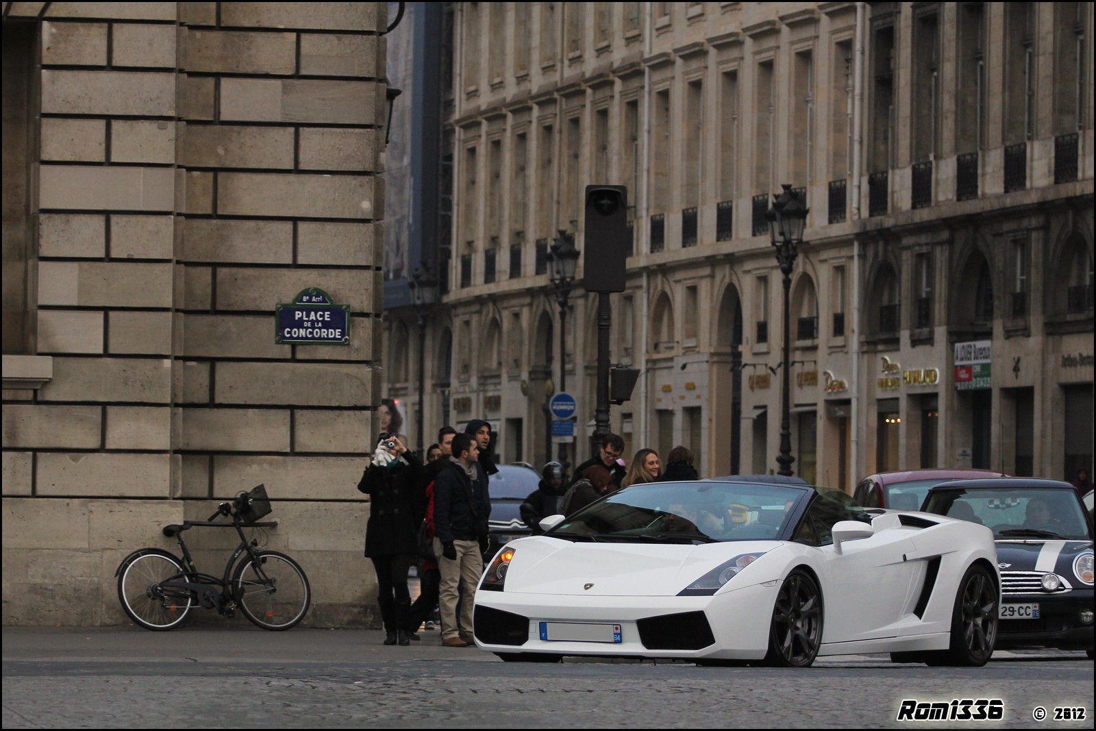 Lamborghini Gallardo Spyder - 01 - Spotting Paris - Galerie de Rom1336