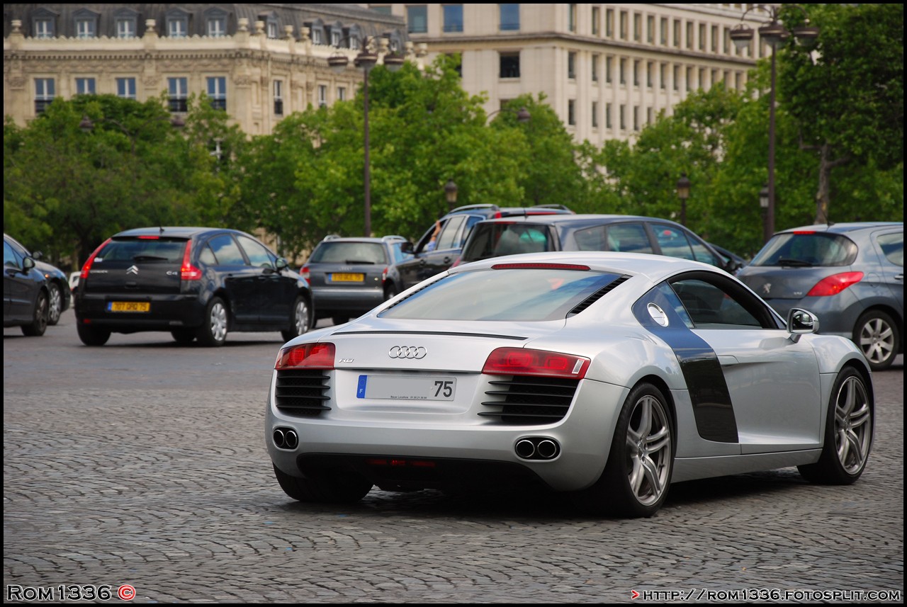 Audi R8 - 06 - Spotting Paris - Galerie de Rom1336