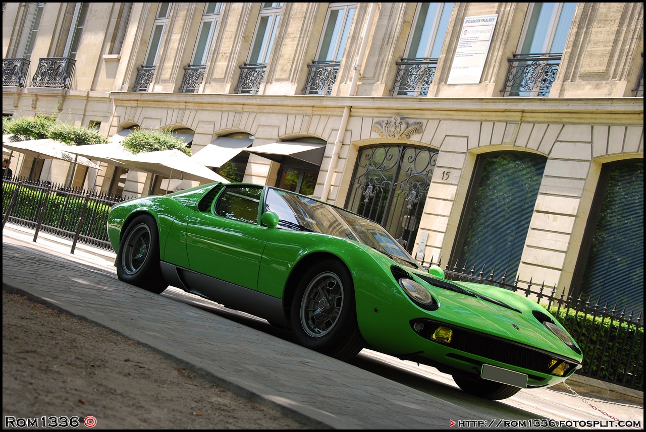Lamborghini Miura - 05 - Spotting Paris - Galerie de Rom1336