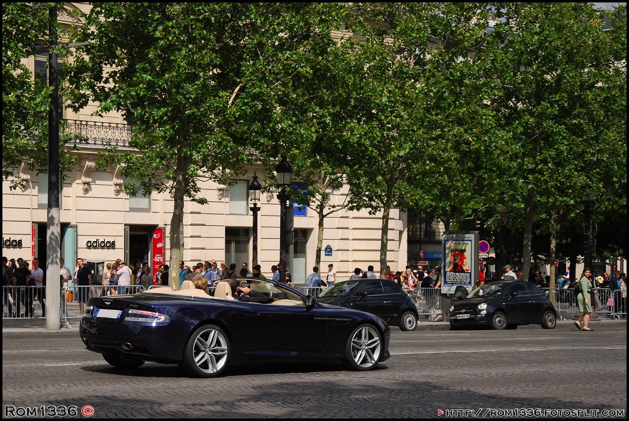 Aston Martin Virage Volante - 06 - Spotting Paris - Galerie de Rom1336