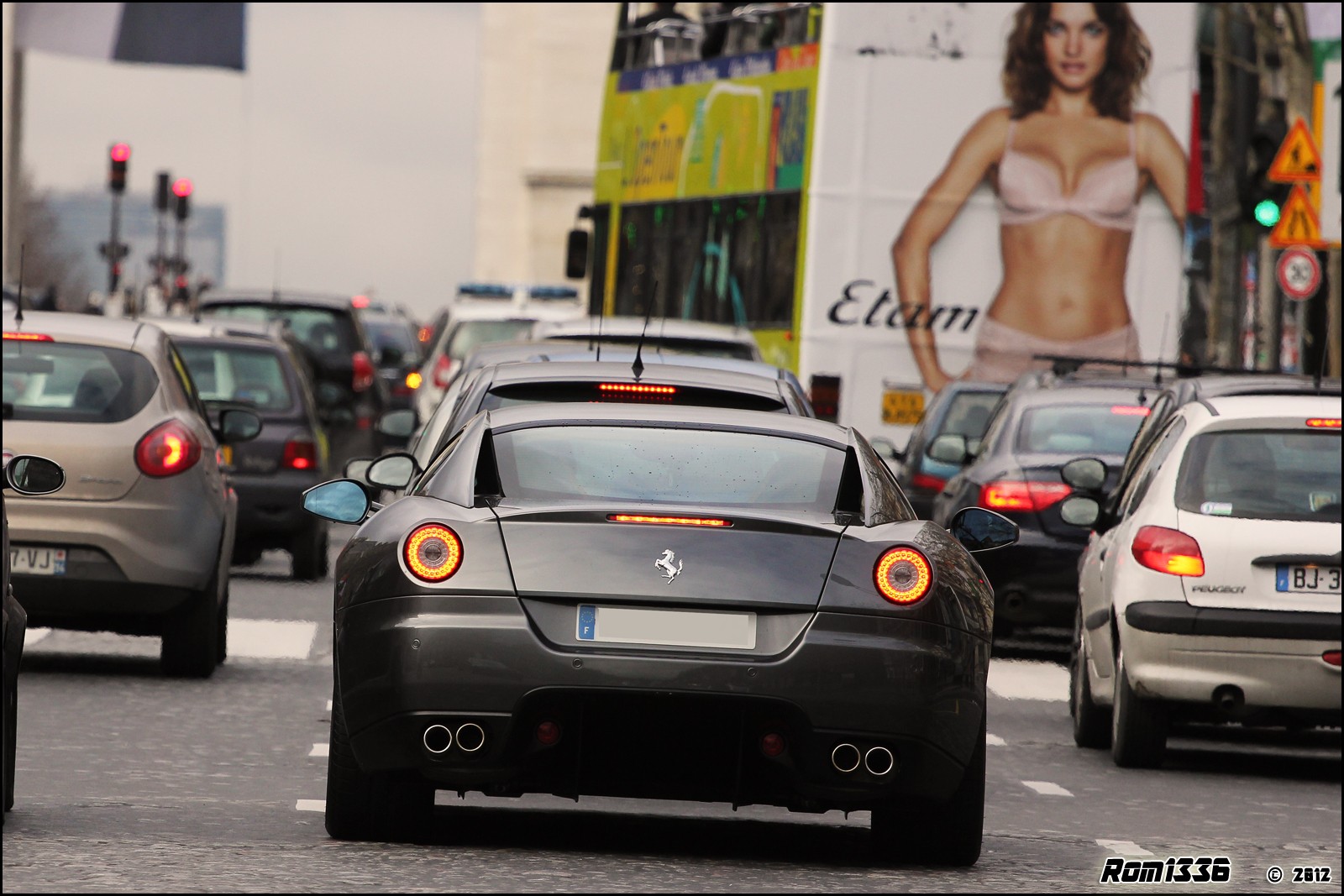 Ferrari 599 GTB Fiorano - 01 - Spotting Paris - Galerie de Rom1336