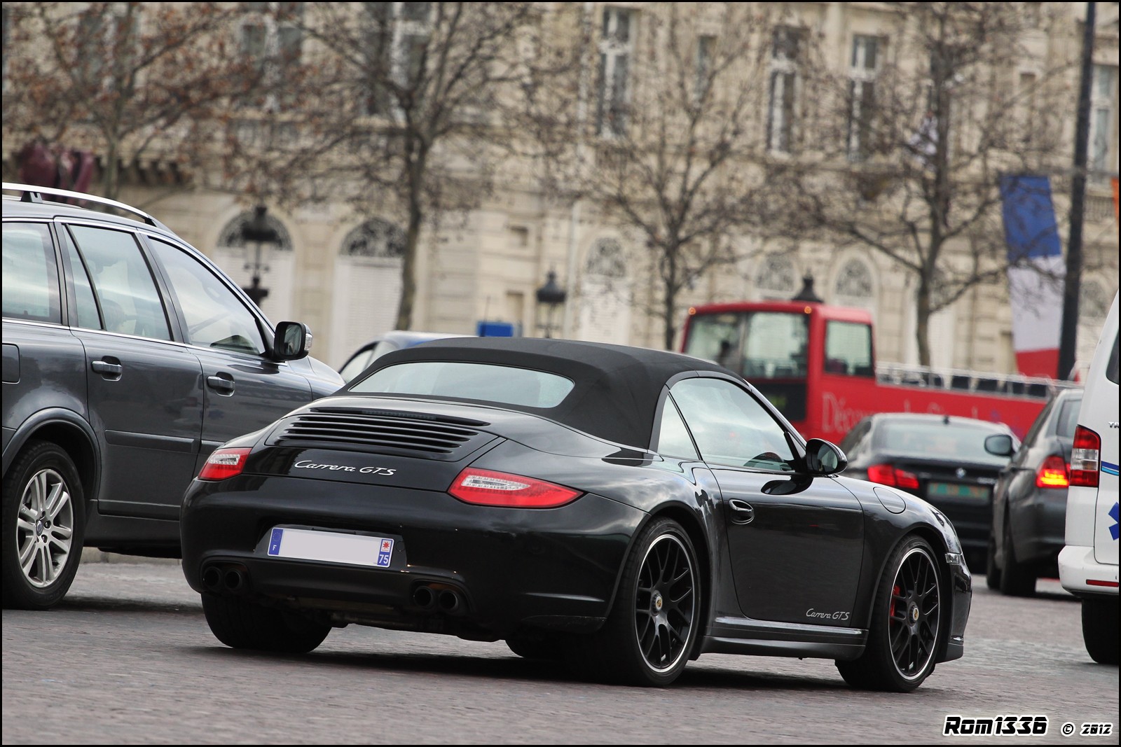 Porsche 911 Carrera GTS Cabriolet (997) - 01 - Spotting Paris - Galerie de Rom1336