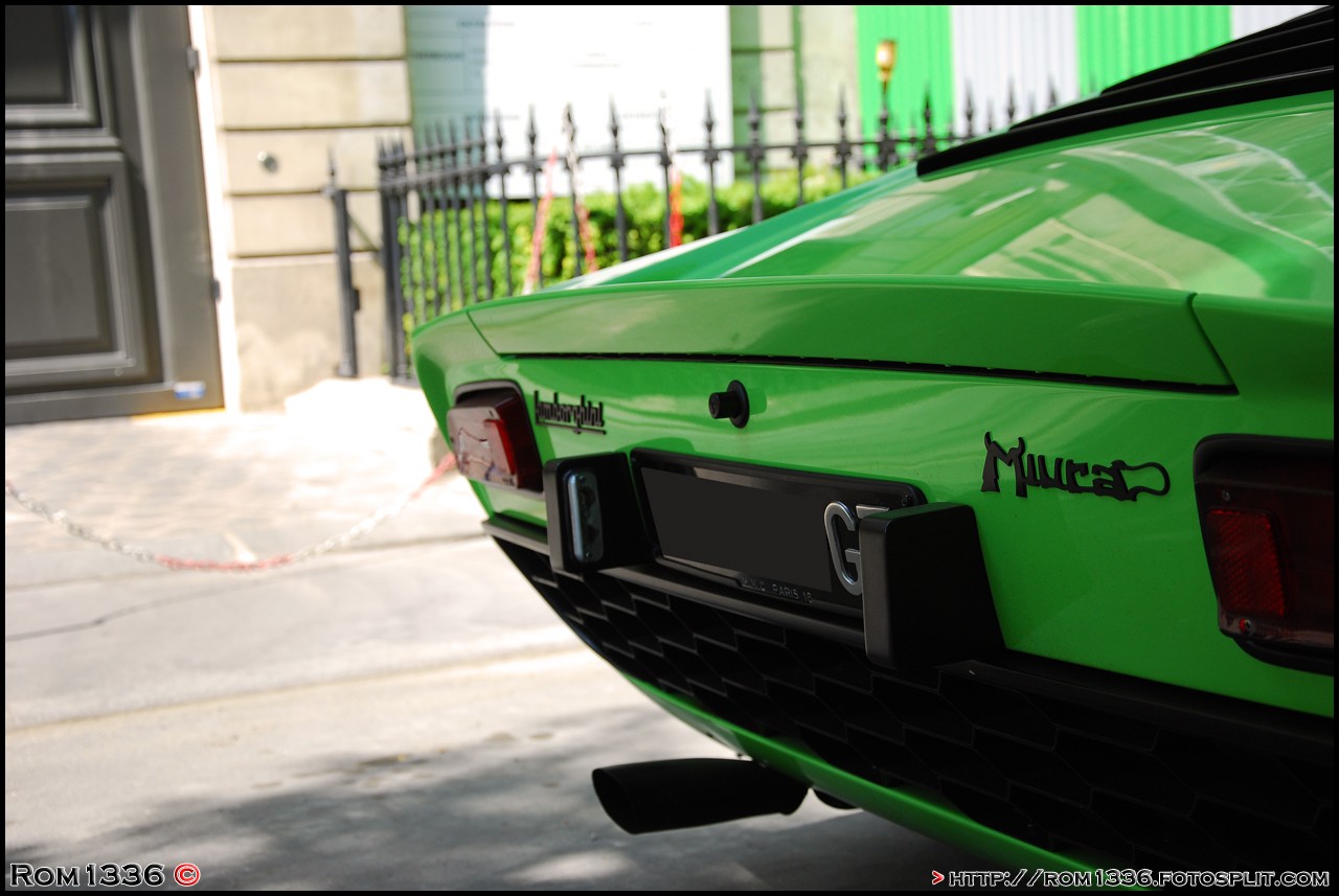 Lamborghini Miura - 05 - Spotting Paris - Galerie de Rom1336