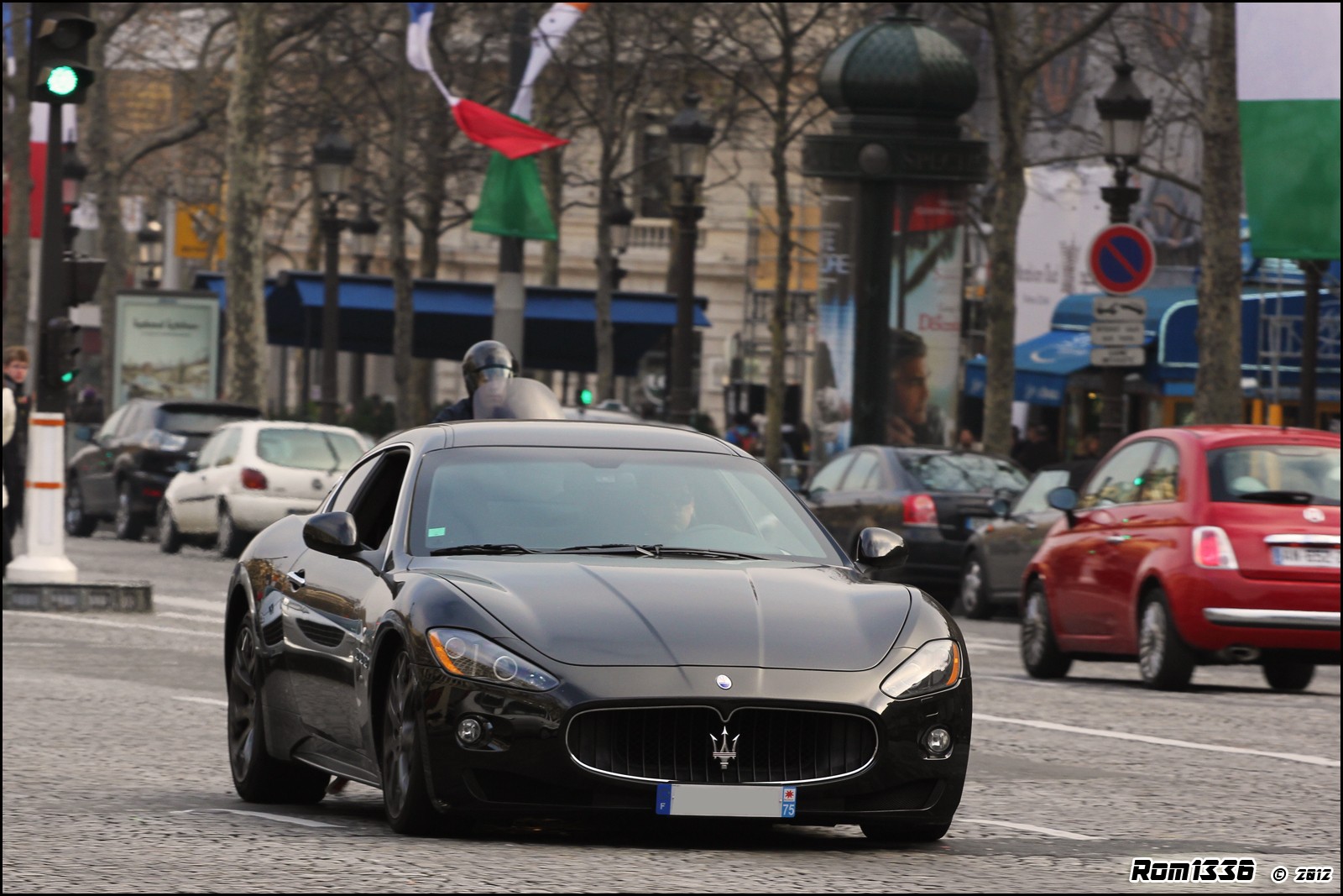 Maserati GranTurismo S - 01 - Spotting Paris - Galerie de Rom1336
