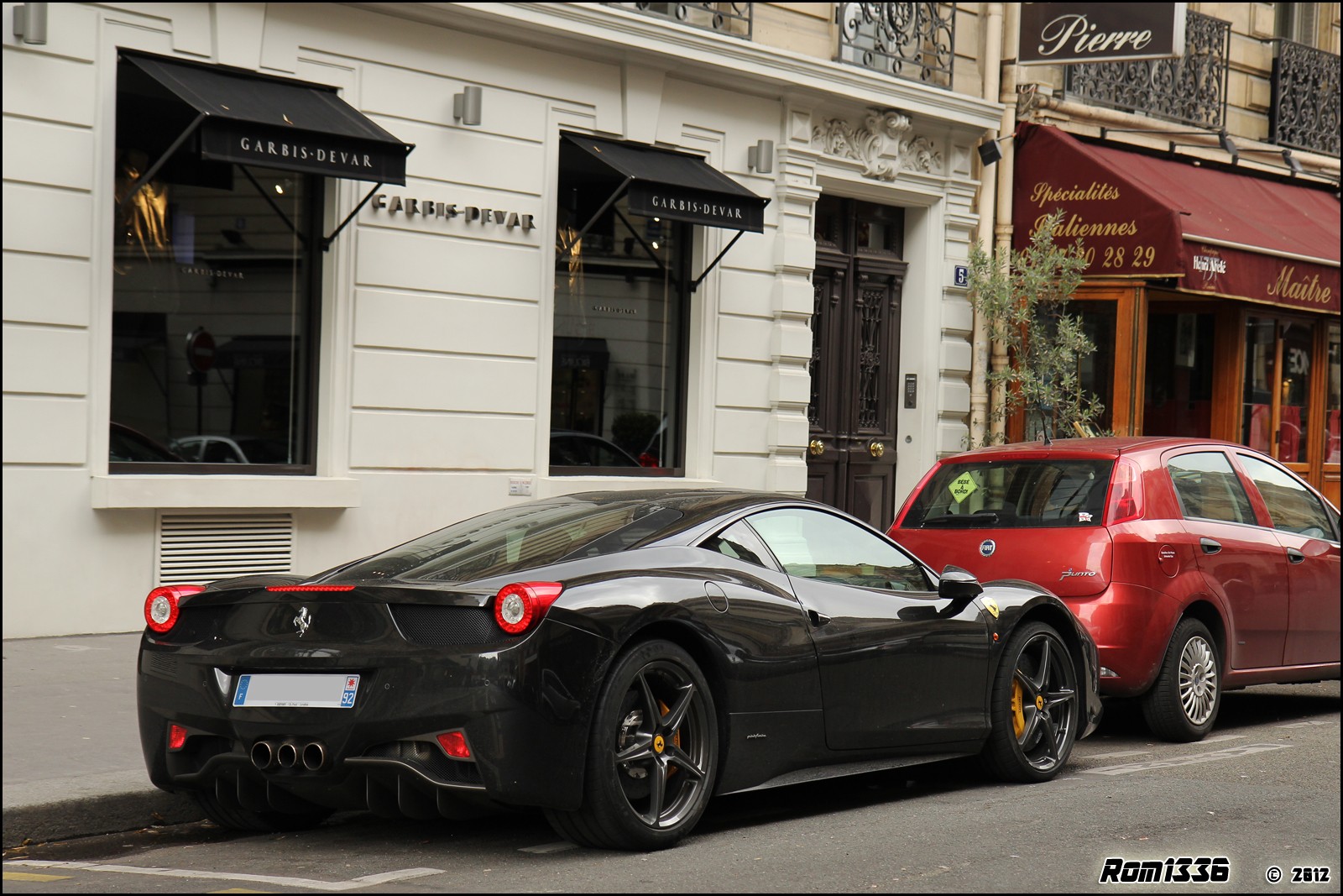 Ferrari 458 Italia - 05 - Spotting Paris - Galerie de Rom1336