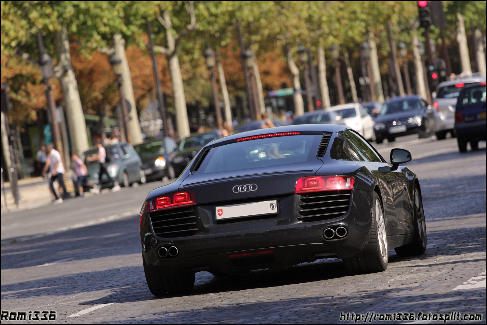 Audi R8 - 08 - Spotting Paris - Galerie de Rom1336