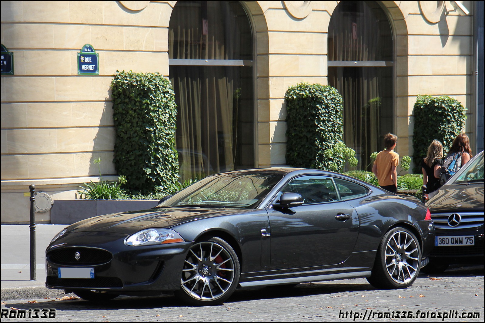 Jaguar XKR Black Cat - 08 - Spotting Paris - Galerie de Rom1336