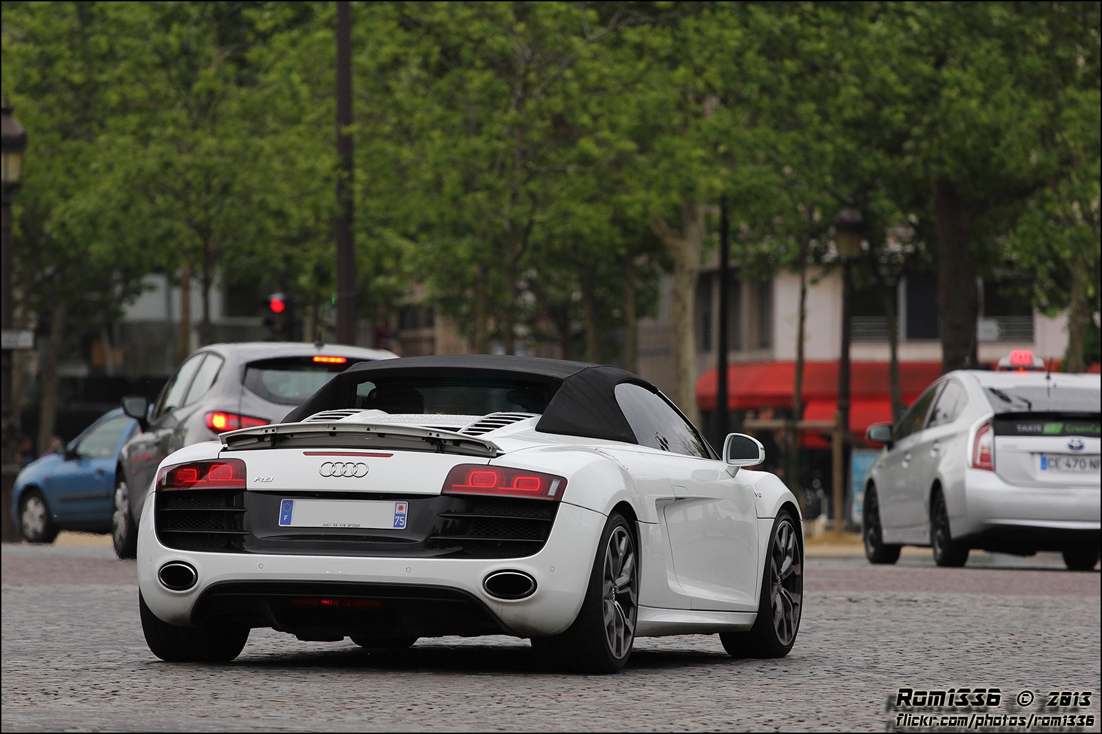 Audi R8 V10 Spyder - Spotting Paris - Galerie de Rom1336