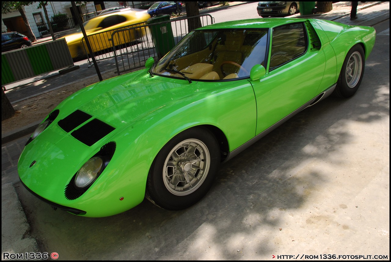 Lamborghini Miura - 05 - Spotting Paris - Galerie de Rom1336