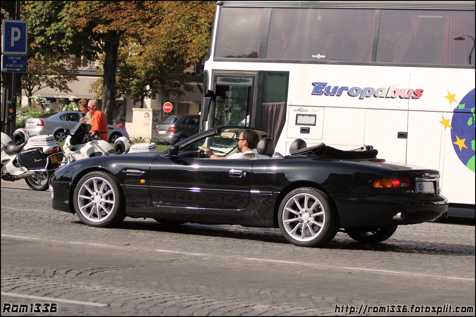 Aston Martin DB7 Vantage Volante - 08 - Spotting Paris - Galerie de Rom1336
