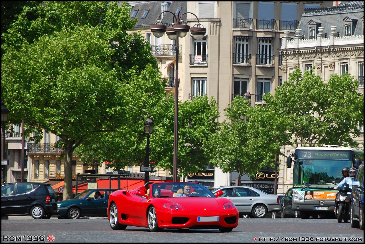 Ferrari 360 Spider - 05 - Spotting Paris - Galerie de Rom1336