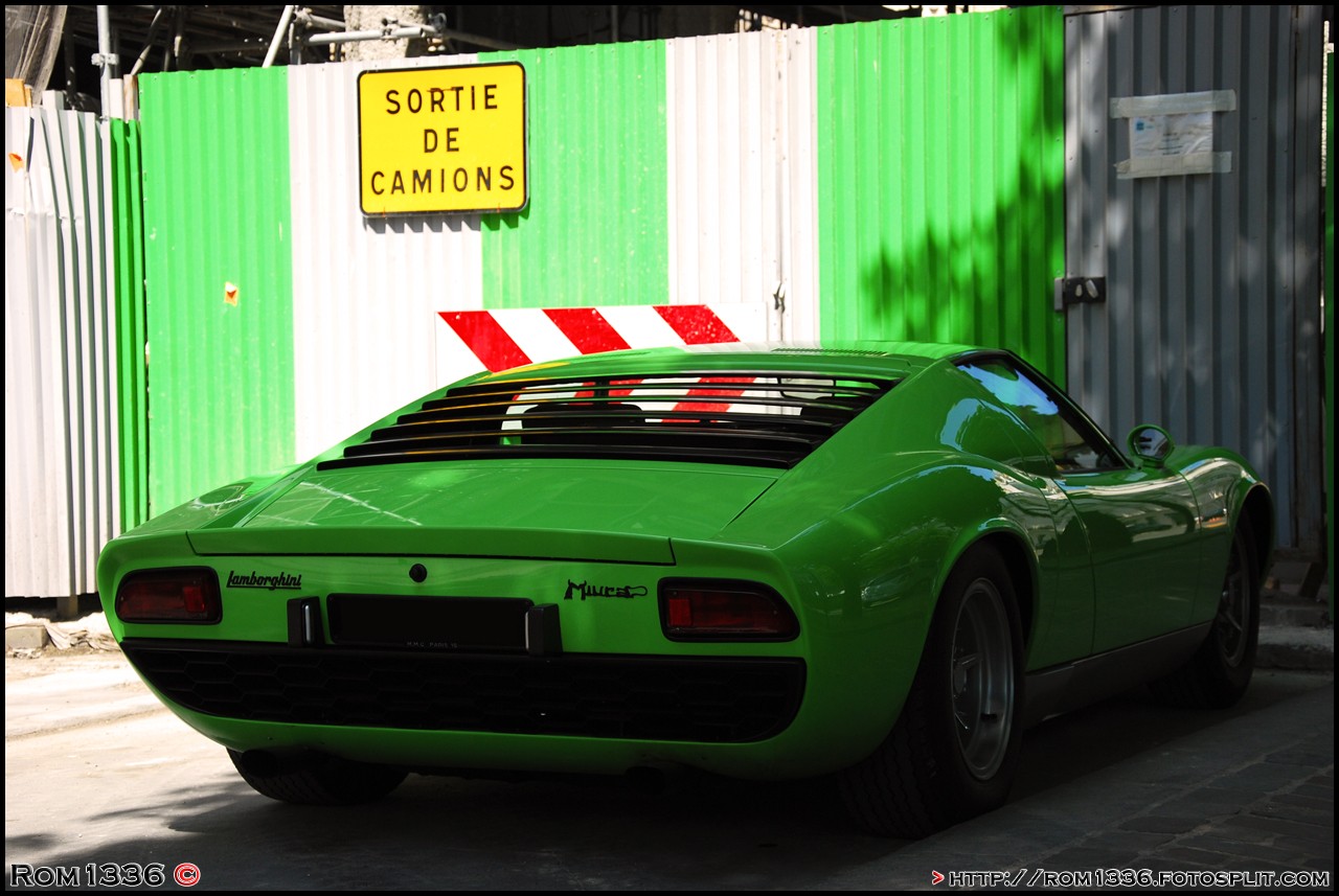 Lamborghini Miura - 05 - Spotting Paris - Galerie de Rom1336