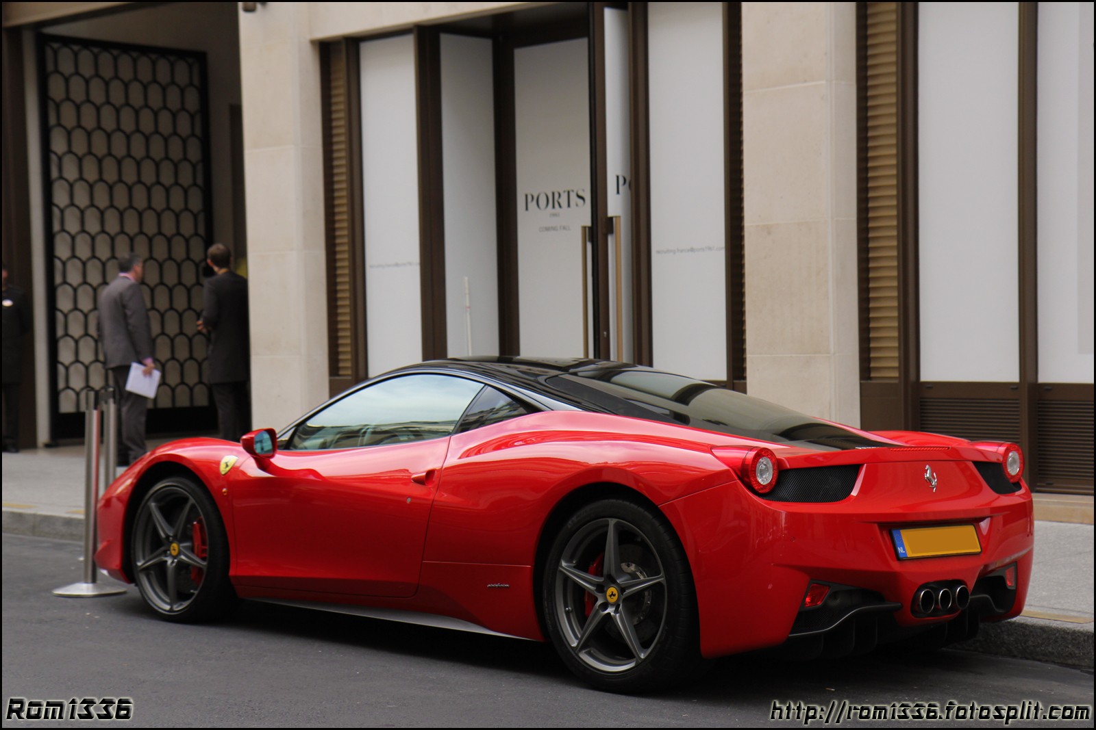 Ferrari 458 Italia - 10 - Spotting Paris - Galerie de Rom1336