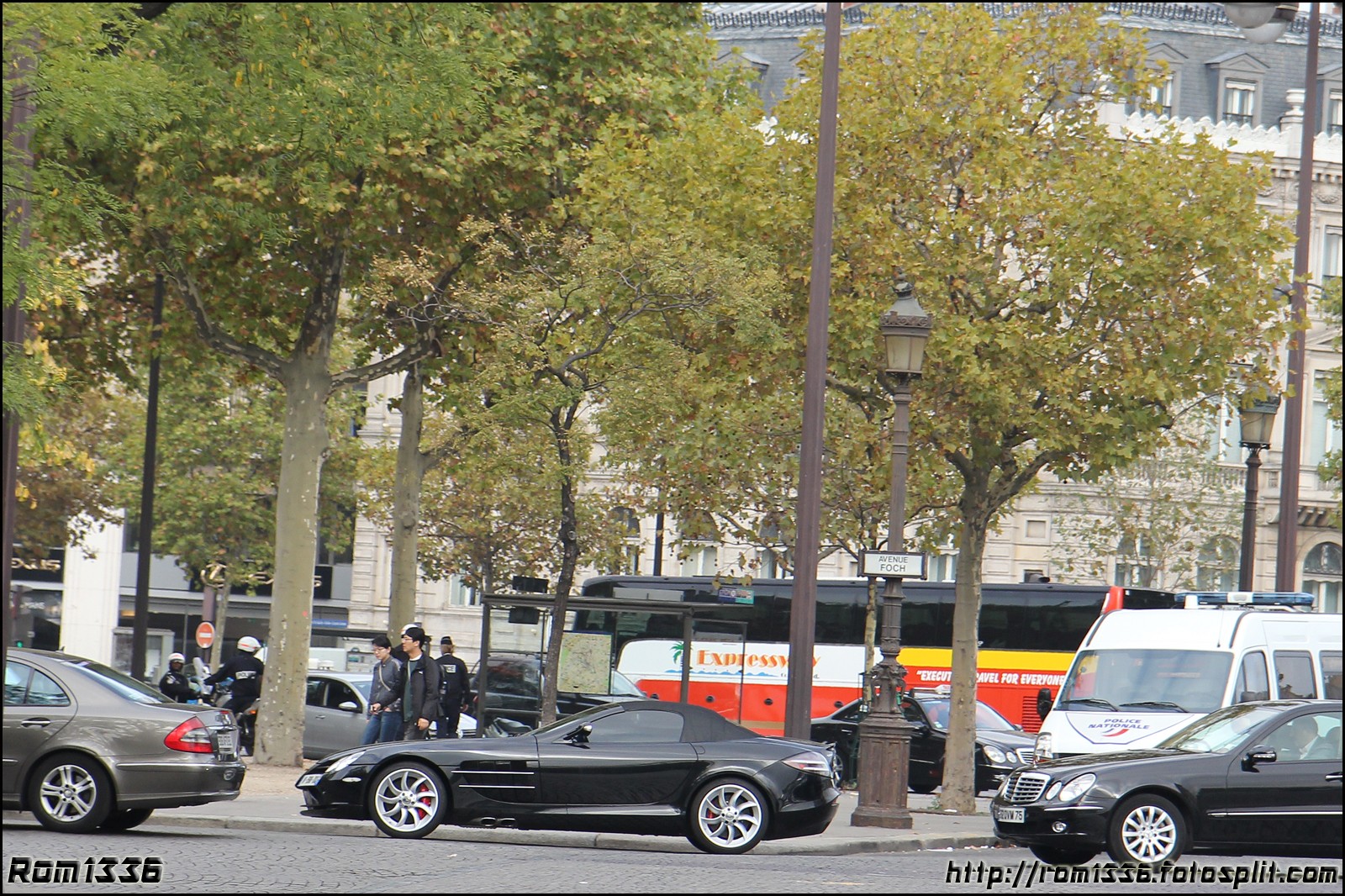 Mercedes McLaren SLR Roadster - 10 - Spotting Paris - Galerie de Rom1336