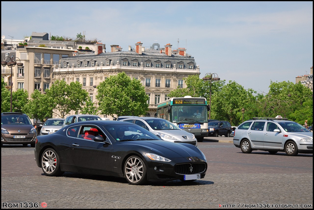 Maserati GranTurismo - 05 - Spotting Paris - Galerie de Rom1336