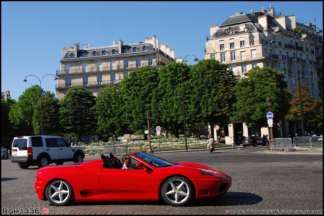 Ferrari 360 Spider - 06 - Spotting Paris - Galerie de Rom1336