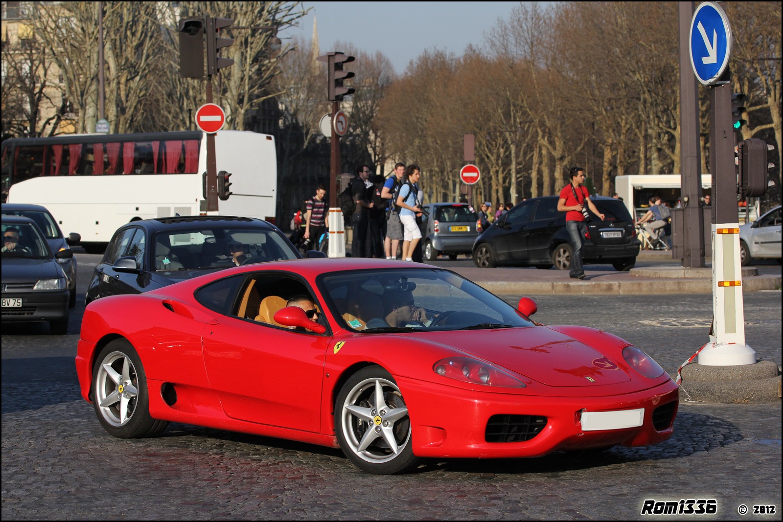 Ferrari 360 Modena - 03 - Spotting Paris - Galerie de Rom1336