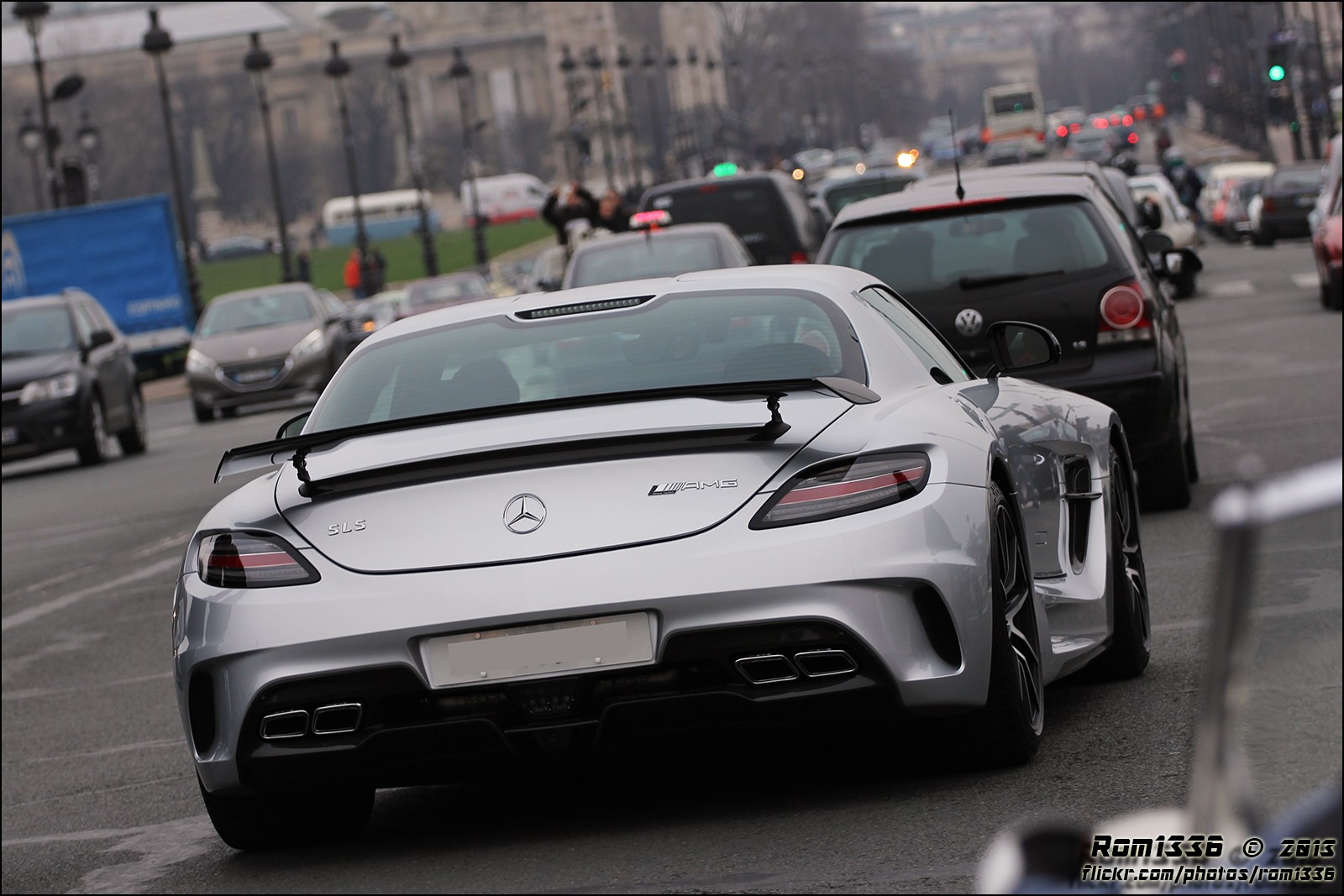 Mercedes SLS AMG Black Series - Spotting Paris - Galerie de Rom1336