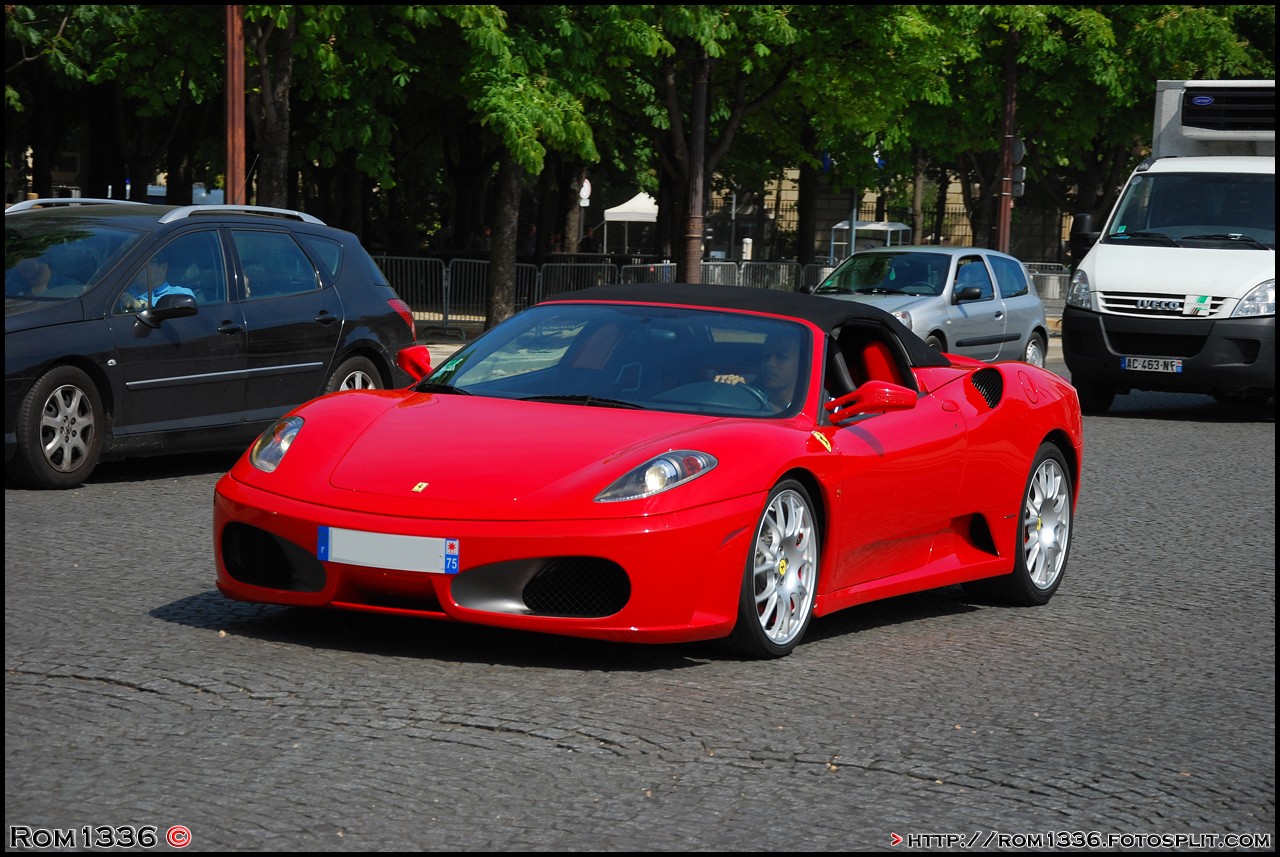 Ferrari F430 Spider - 05 - Spotting Paris - Galerie de Rom1336