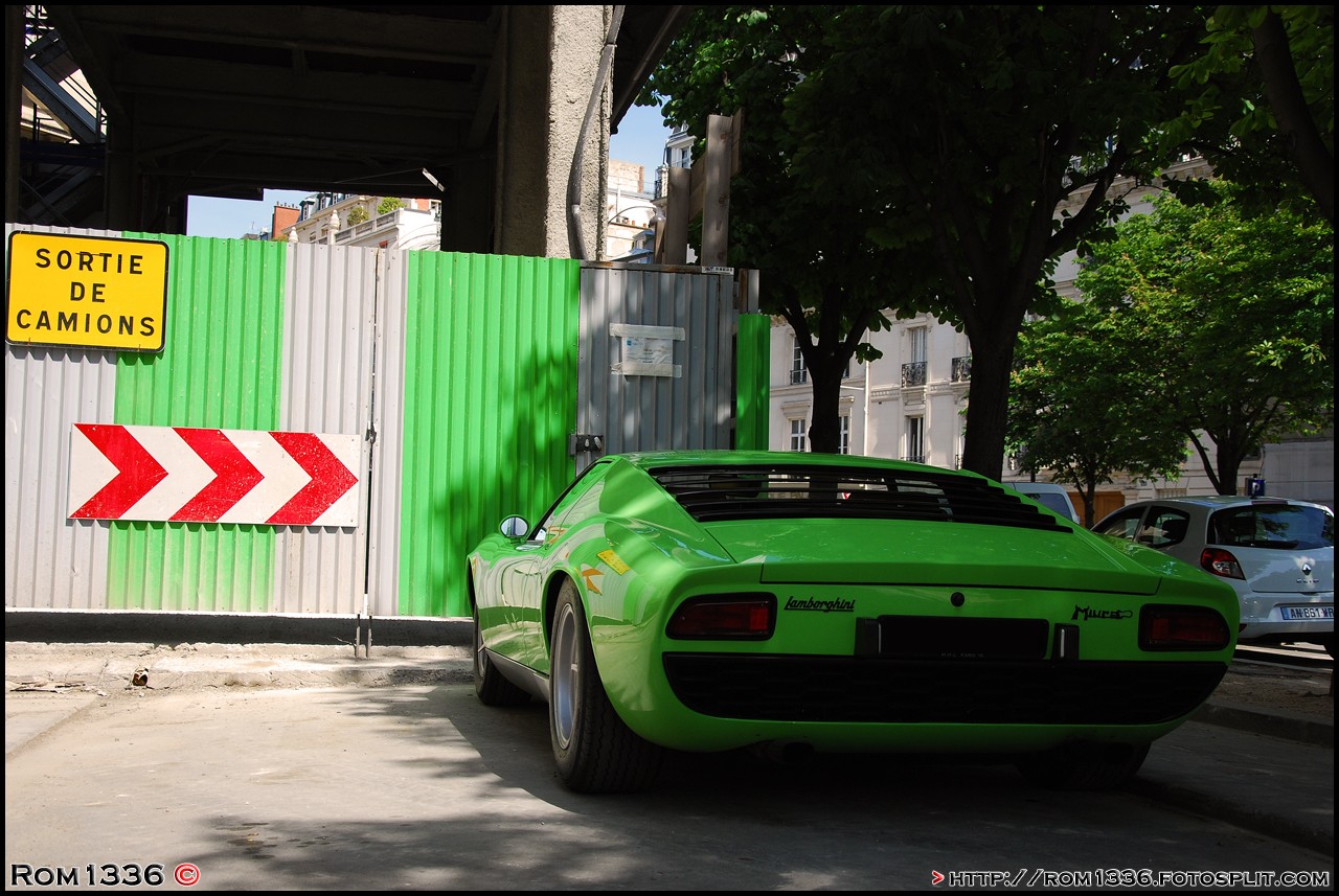 Lamborghini Miura - 05 - Spotting Paris - Galerie de Rom1336