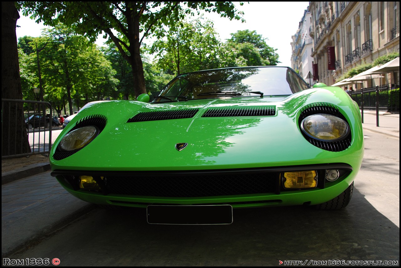 Lamborghini Miura - 05 - Spotting Paris - Galerie de Rom1336