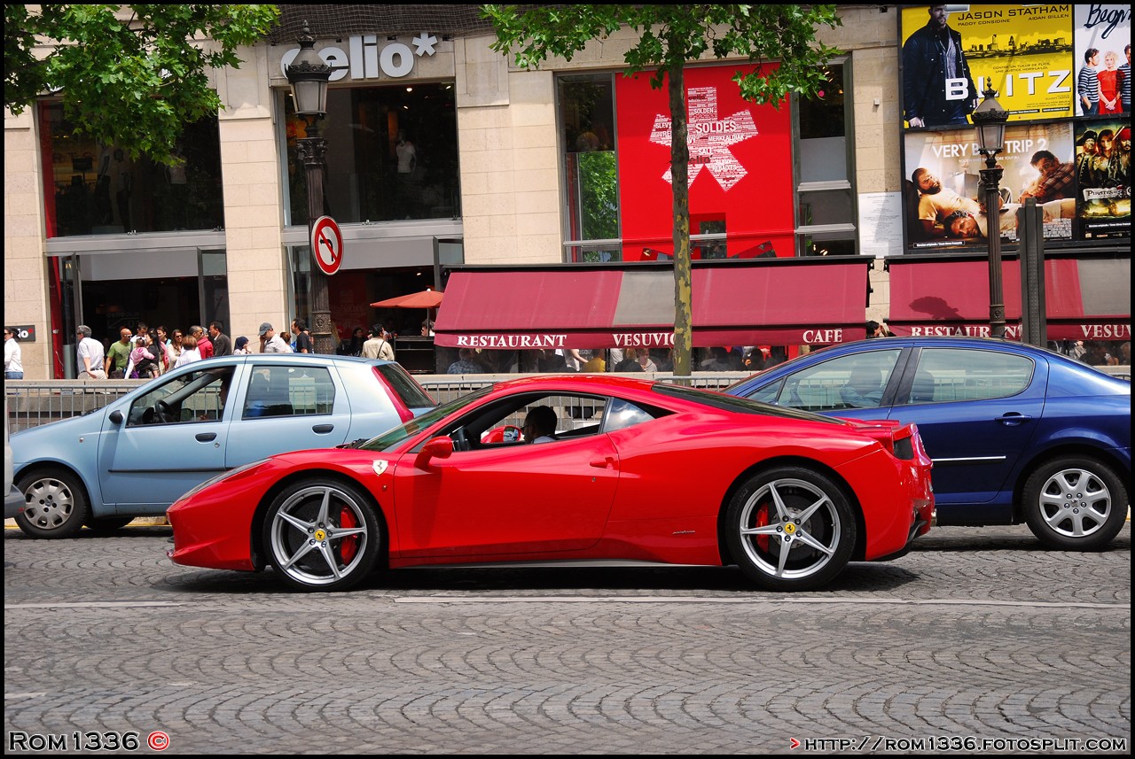 Ferrari 458 Italia - 06 - Spotting Paris - Galerie de Rom1336