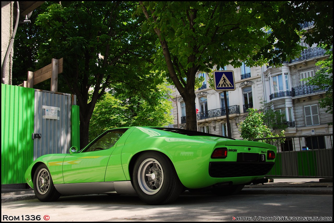 Lamborghini Miura - 05 - Spotting Paris - Galerie de Rom1336