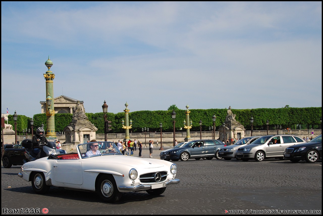 Mercedes 190 SL - 05 - Spotting Paris - Galerie de Rom1336