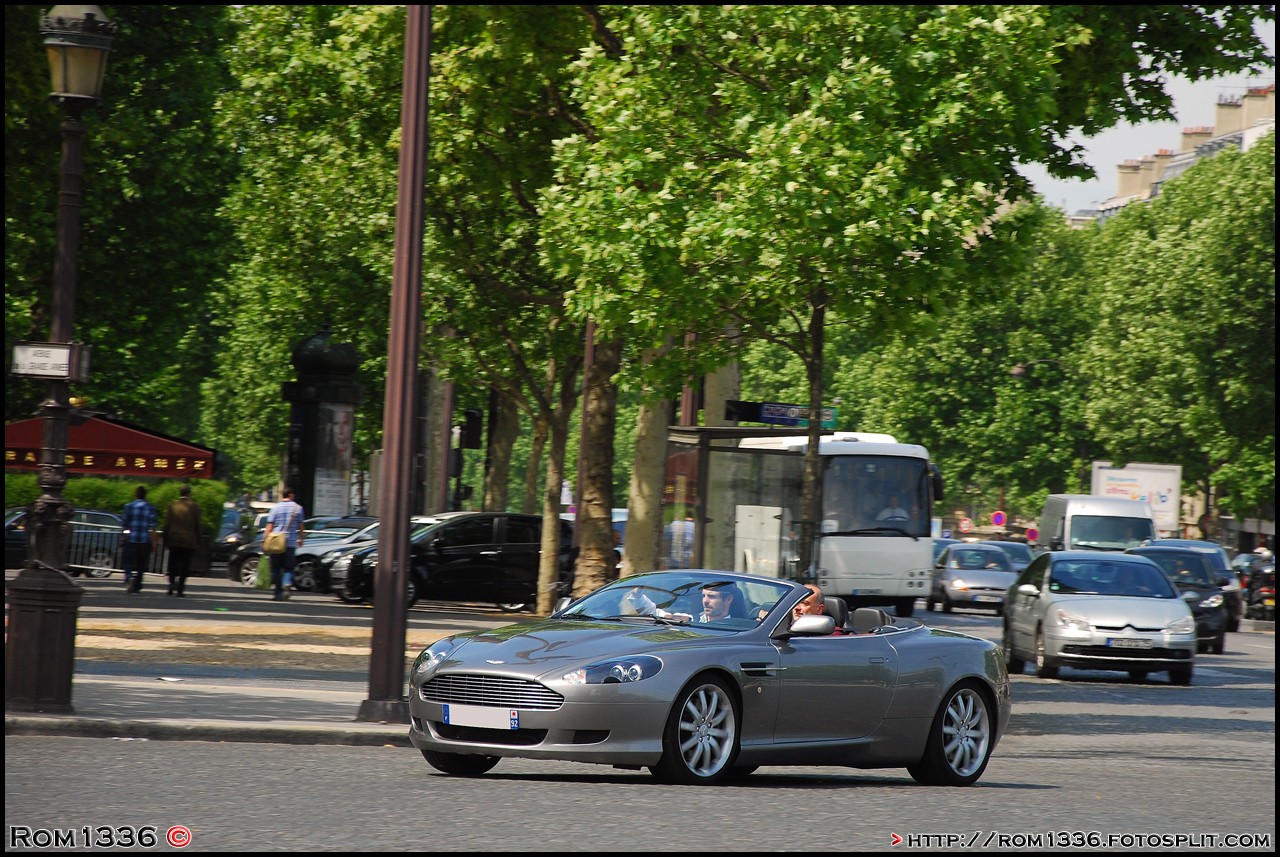 Aston Martin DB9 Volante - 05 - Spotting Paris - Galerie de Rom1336