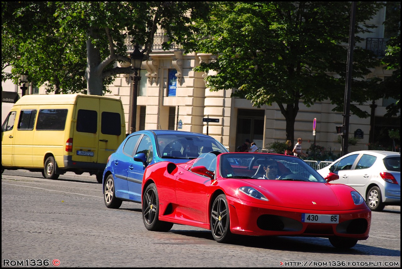 Ferrari F430 Spider - 06 - Spotting Paris - Galerie de Rom1336