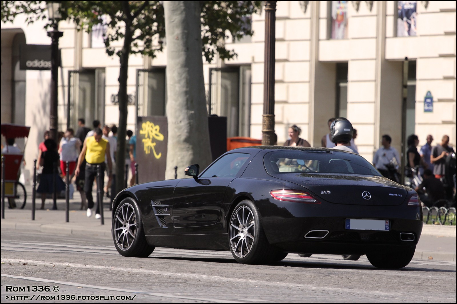 Mercedes SLS AMG - 08 - Spotting Paris - Galerie de Rom1336