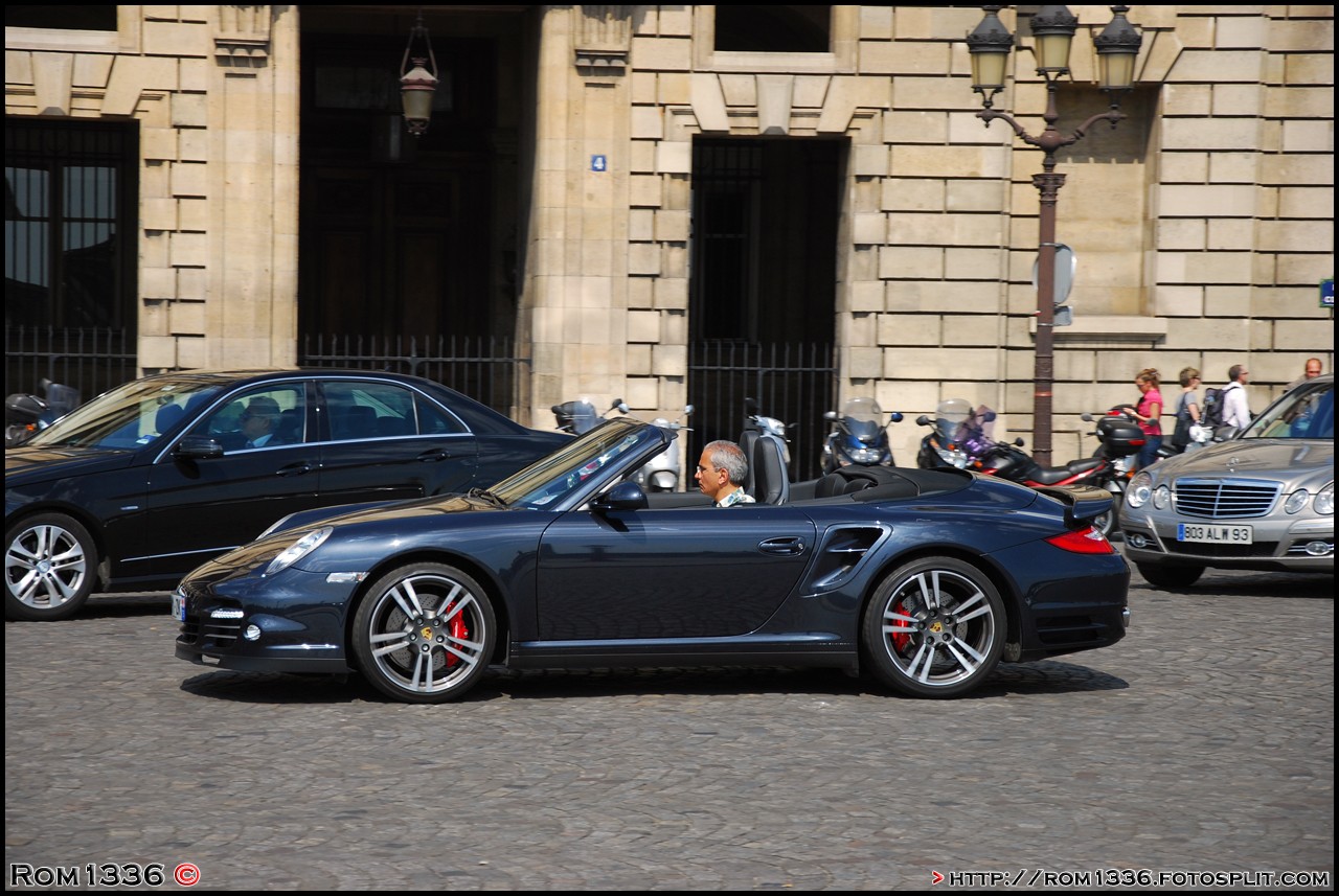 Porsche 911 Turbo Cabriolet mkII (997) - 05 - Spotting Paris - Galerie de Rom1336