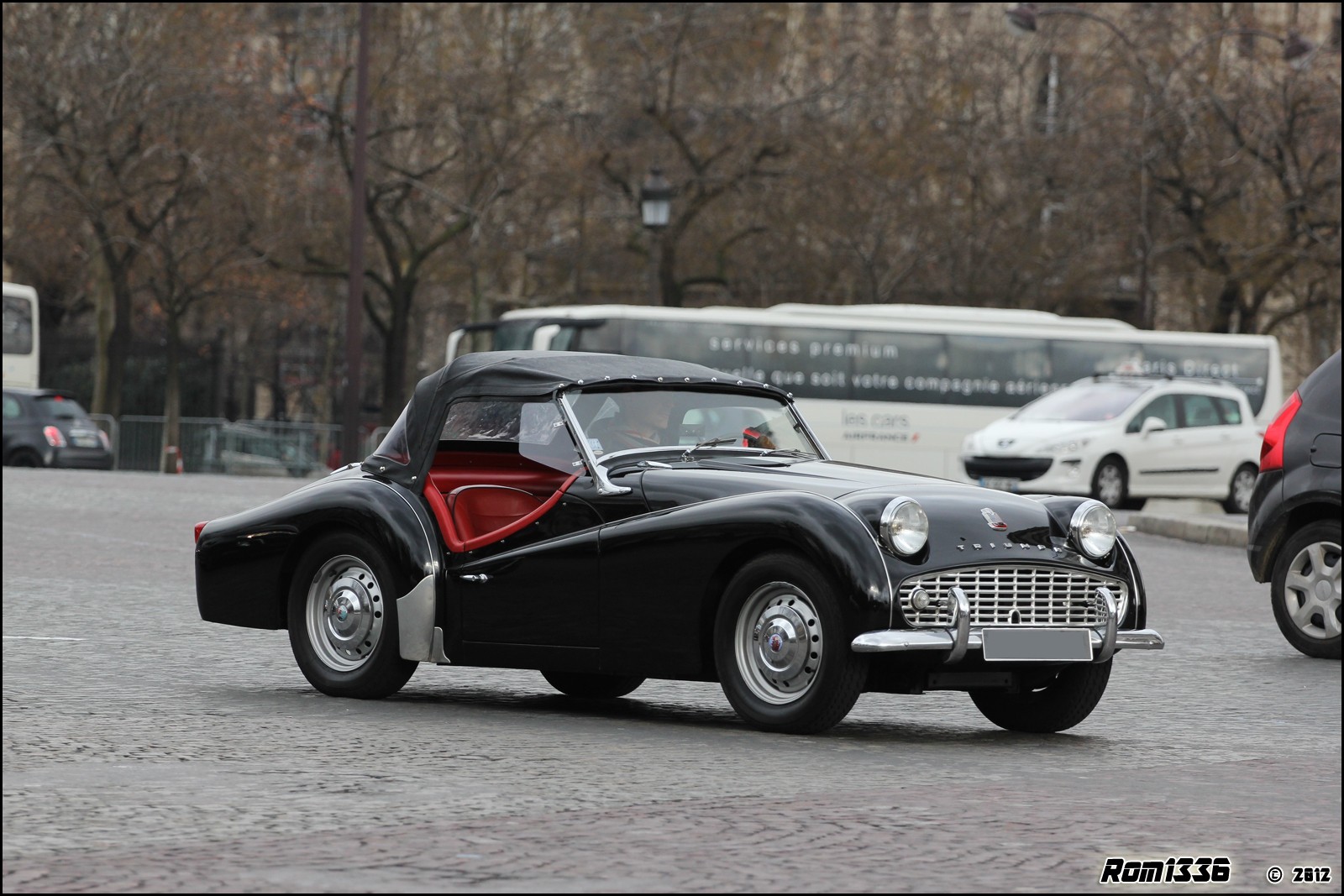 Triumph TR3 - 01 - Spotting Paris - Galerie de Rom1336