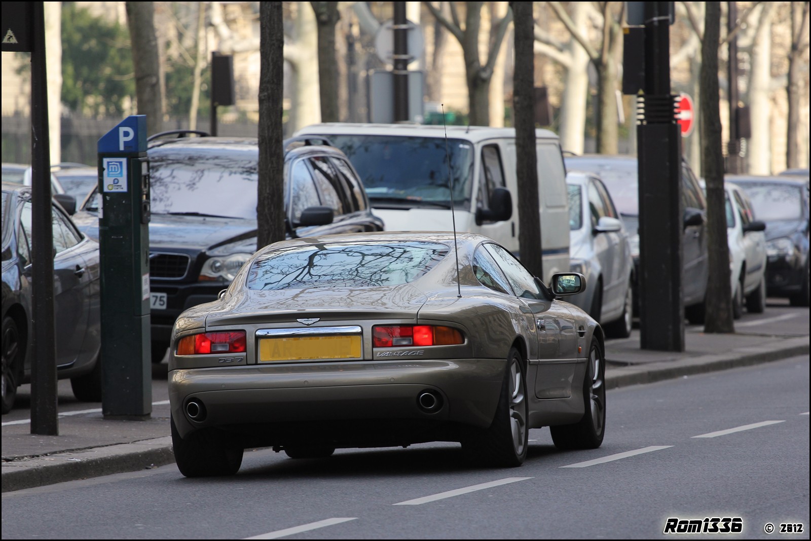 Aston Martin DB7 Vantage - 01 - Spotting Paris - Galerie de Rom1336