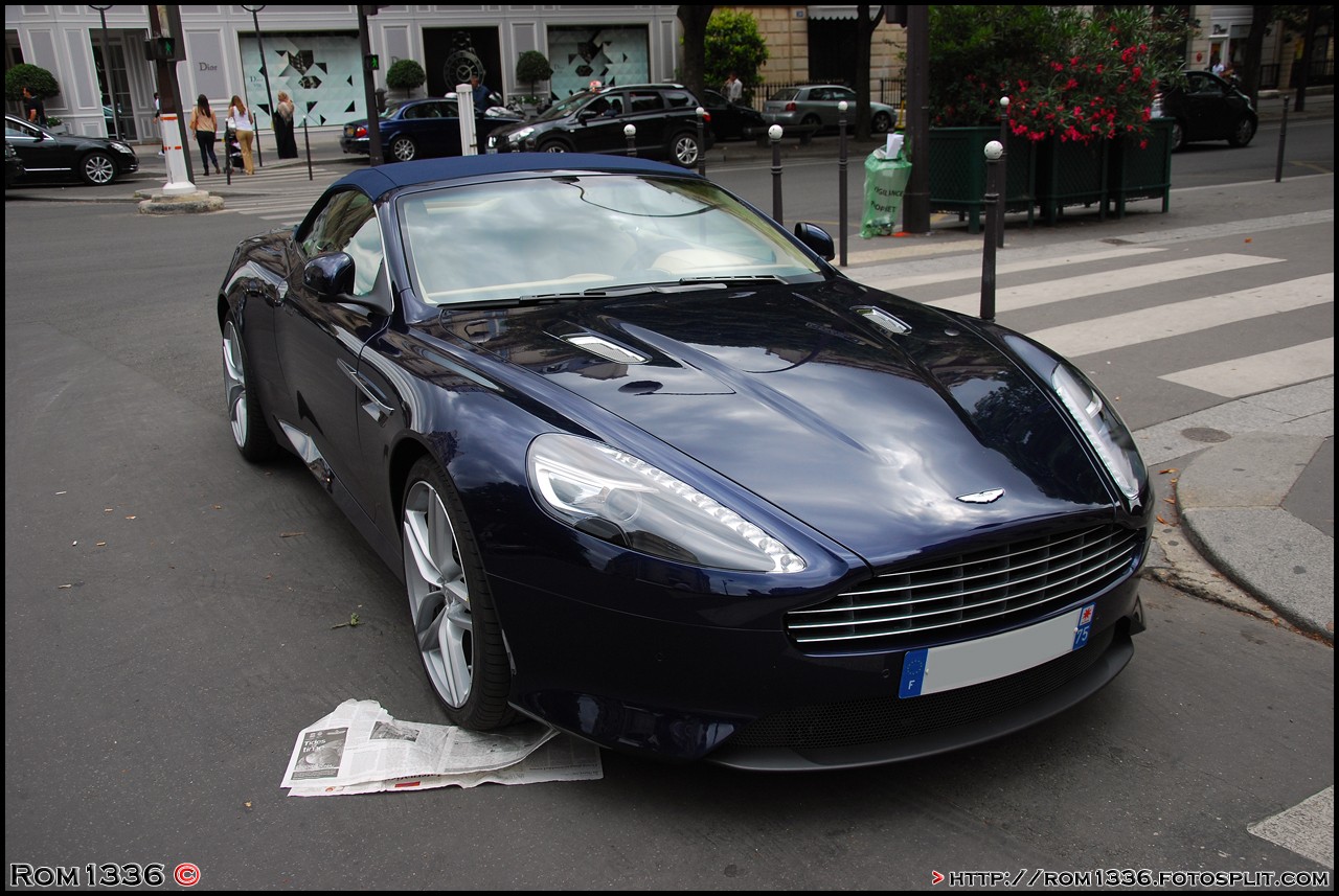 Aston Martin Virage Volante - 06 - Spotting Paris - Galerie de Rom1336