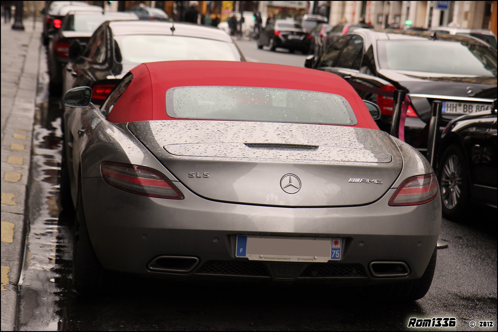 Mercedes SLS Roadster - 01 - Spotting Paris - Galerie de Rom1336