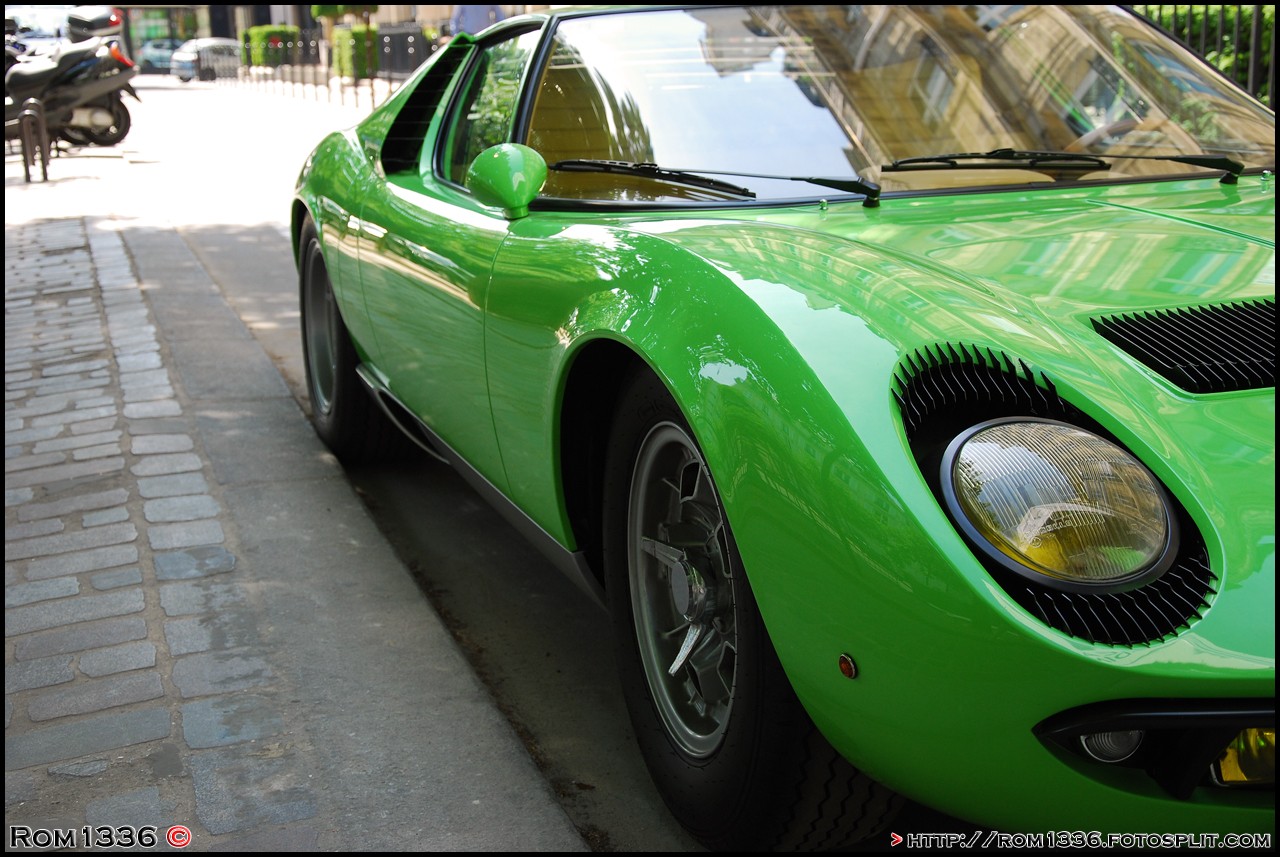 Lamborghini Miura - 05 - Spotting Paris - Galerie de Rom1336